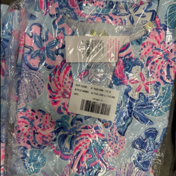 NWT - Lilly Pulitzer Alyssa A-Line Cotton Dress Multi Color Bahamas Beachcomber - Picture 7 of 8
